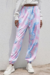 Batik-Jogginghose mit Taschen